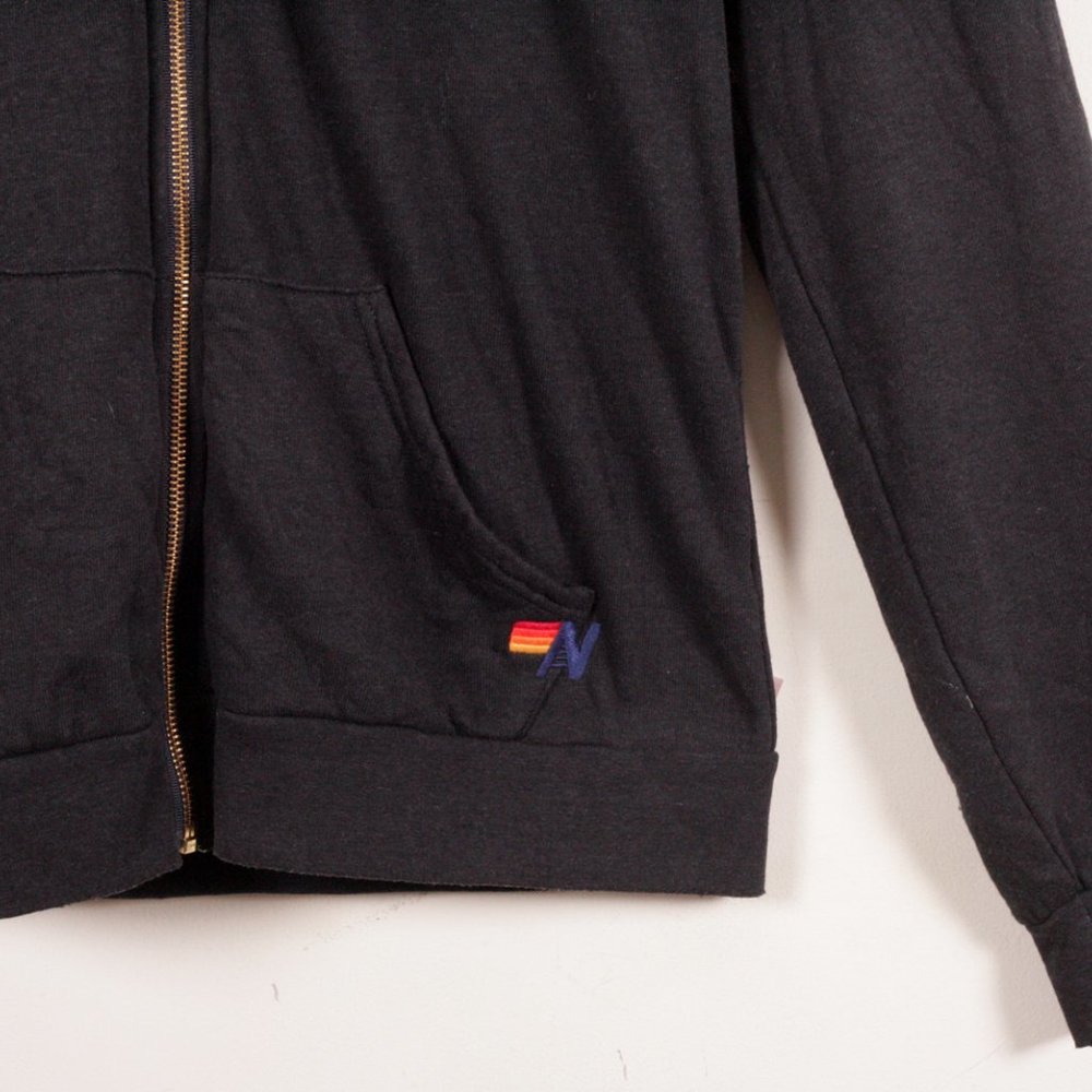 Aviator Nation Bolt Hoodie in Charcoal White XL - Picture 4 of 12